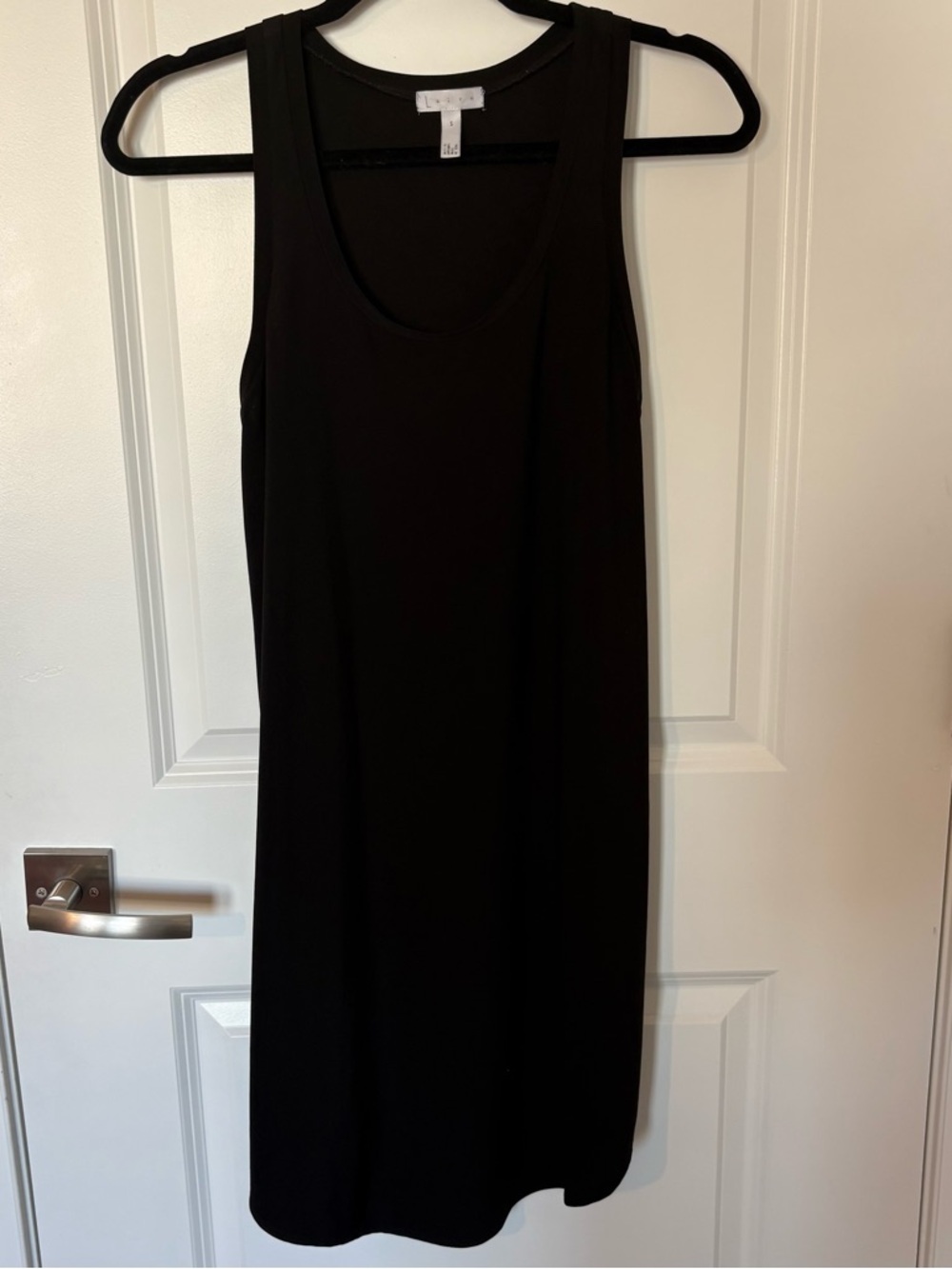Leith Black Sleeveless Mini Tank Dress